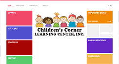 Desktop Screenshot of childrenscornerlearningcenter.com